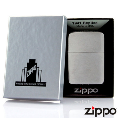 Запальничка Zippo  BRUSH CHROME 1941