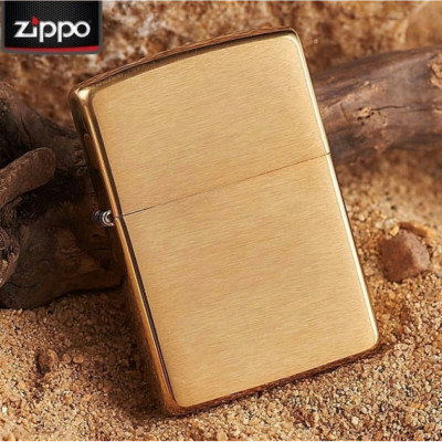 Запальничка Zippo (Зіппо) BR FIN SOLID BRASS 204B