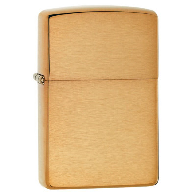 Запальничка Zippo (Зіппо) BR FIN SOLID BRASS 204B