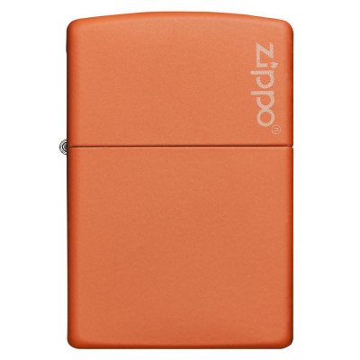 Запальничка Zippo ORANGE MATTE w/ZIPPO LOGO 231ZL