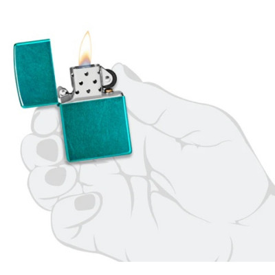 Запальничка Zippo (Зіппо) Candy Teal 24004 Запальничка Zippo (Зіппо) Candy Teal 24004
