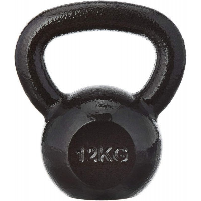 Гиря чавунна Toorx 12 кг з гумовою підставкою Black (KGV-12) (931120)