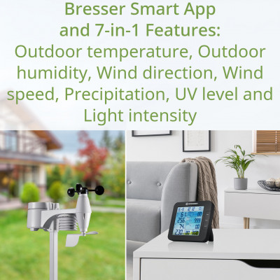 Метеостанція Bresser Smart Home 7-in-1 Weather Center ClimateConnect (7003600CM3000) (930155)