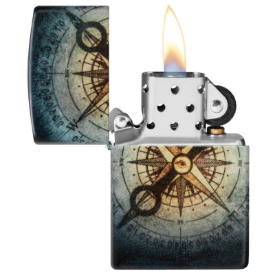 Запальничка Zippo (Зіппо) Compass Ghost Design 48562 Запальничка Zippo (Зіппо) Compass Ghost Design 48562