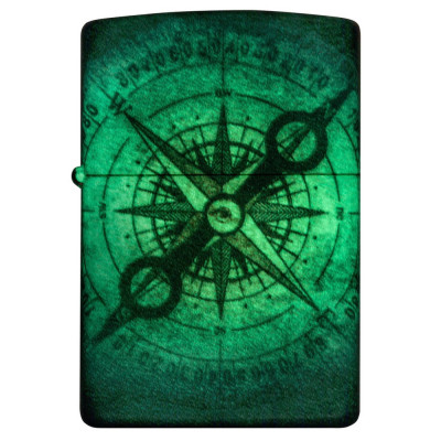 Запальничка Zippo (Зіппо) Compass Ghost Design 48562 Запальничка Zippo (Зіппо) Compass Ghost Design 48562