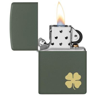 Запальничка Zippo (Зіппо) Four Leaf Clover Design 49796