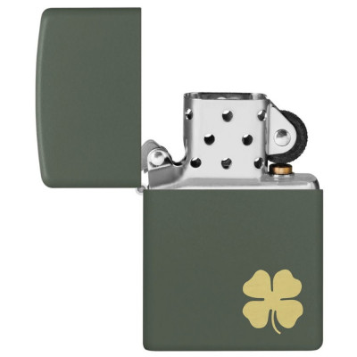 Запальничка Zippo (Зіппо) Four Leaf Clover Design 49796