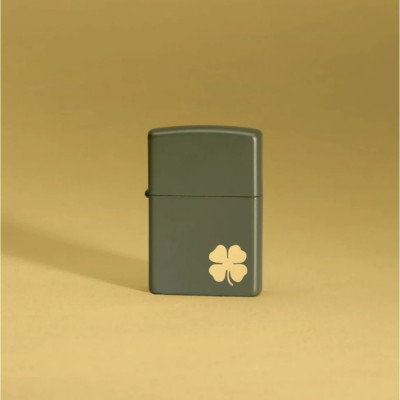 Запальничка Zippo (Зіппо) Four Leaf Clover Design 49796