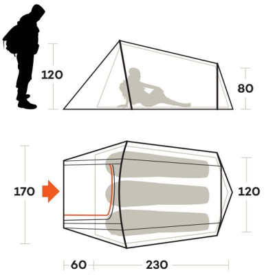 Намет тримісний Ferrino Sling 3 Blue (91036NBB) 929753