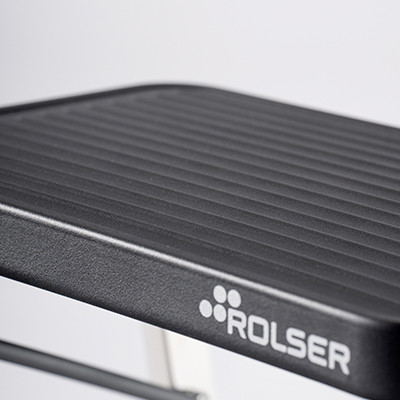 Драбина Rolser Taburete M/2 2 щаблі Negro (MD2001-1023) (930837)