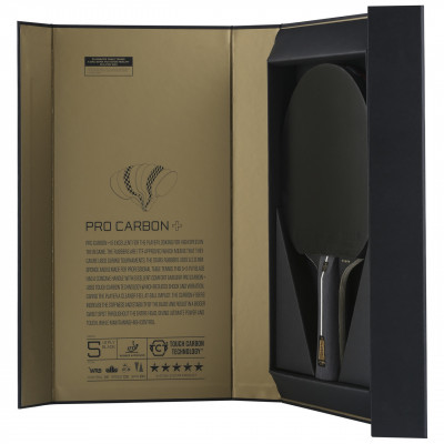 Ракетка для настільного тенісу Stiga Pro Carbon Plus 5 Star FL (1215-2820-01) 931105