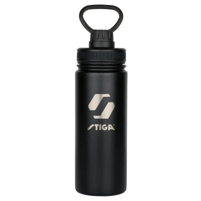 Пляшка для води Stiga Water Bottle Steel Black, 550ml (2905-0101-55) 931287