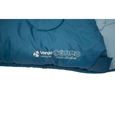 Спальний мішок Vango Evolve Superwarm Single/+2°C Moroccan Blue Left (SBREVOLVEM23TJ8) (929158)
