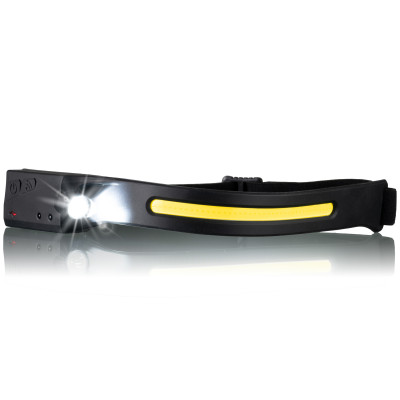 Ліхтар налобний National Geographic Iluminos Stripe 300 lm + 90 Lm USB Rechargeable (9082600) (930158)