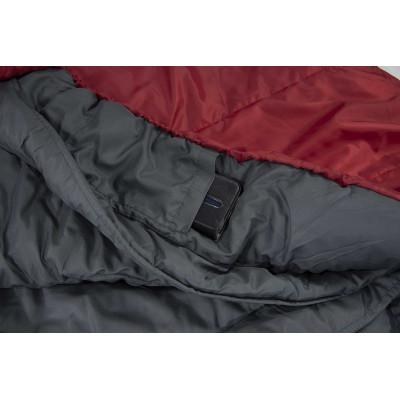 Спальний мішок High Peak TR 300/0°C Dark Red/Grey Left (23066) 929557
