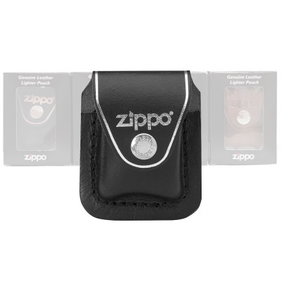 Чохол Zippo (Зіппо) чорний з кліпсою LPCBK