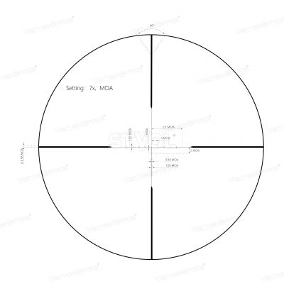 Приціл оптичний Vector Optics Matiz 2-7x32 (25,4 мм) MOA SFP SFP (SCOM-33)