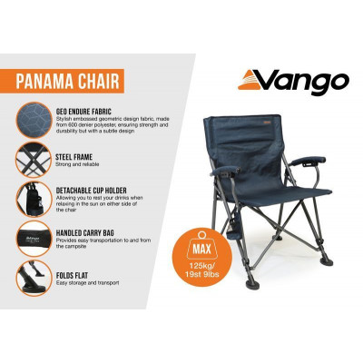 Стілець кемпінговий Vango Panama Chair Granite Grey (CHTPANAMA000002) (930849)