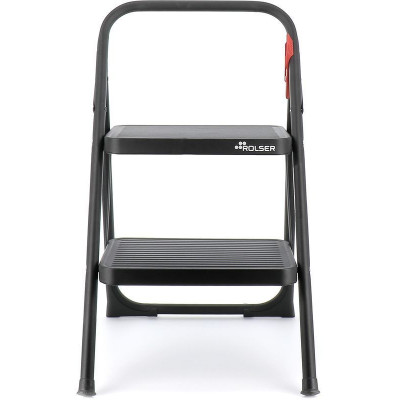 Драбина Rolser Taburete M/10 UNE 2 щаблі Negro (MET003-1023) (930475)
