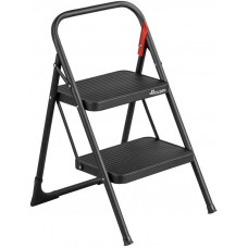 Драбина Rolser Taburete M/10 UNE 2 щаблі Negro (MET003-1023) (930475)