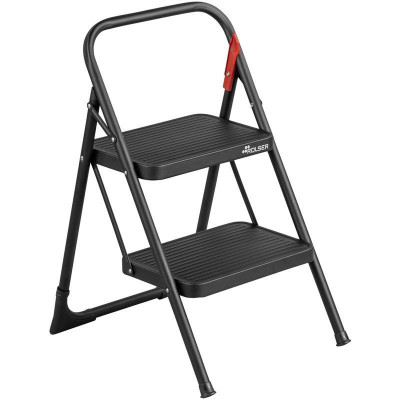Драбина Rolser Taburete M/10 UNE 2 щаблі Negro (MET003-1023) (930475)