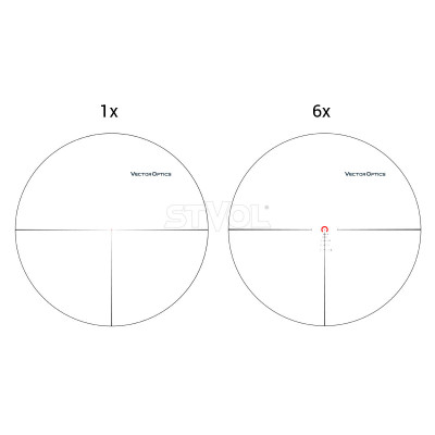 Приціл оптичний Vector Optics Continental 1-6x28 (34mm)  FFP Tactical (SCFF-31)