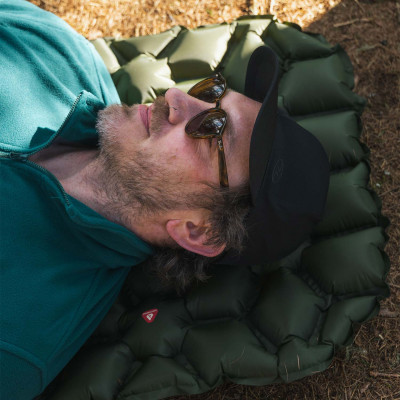 Килимок надувний Highlander Nap-Pak Inflatable Sleeping Mat PrimaLoft 5 cm Olive (AIR072-OG) (930481)