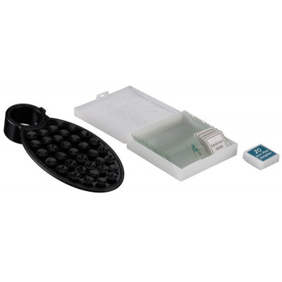 Мікроскоп Bresser Erudit Basic Bino 40x-400x з адаптером для смартфона (5102200) (922746)
