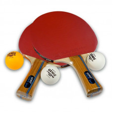 Набір для настільного тенісу Gewo Rave Speed 2 Bats 3 Balls (86080000) (931051)