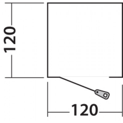 Намет технічний Easy Camp Little Loo Granite Grey (120427) (929595)