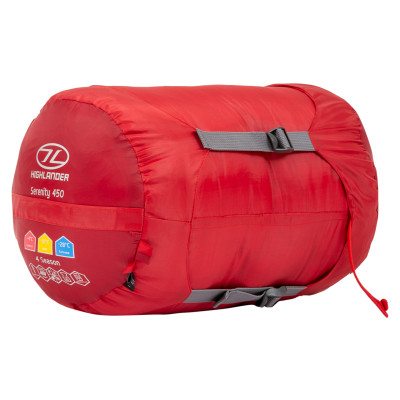 Спальний мішок Highlander Serenity 450/-10°C Red Left (SB187-RD) (925872)