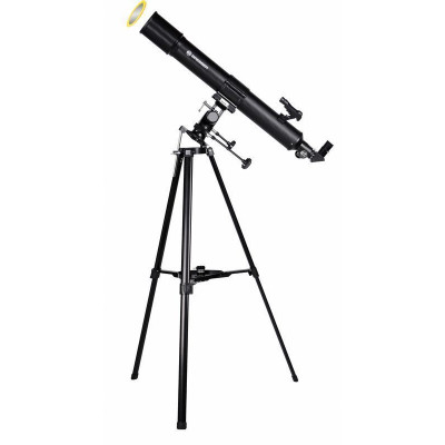 Телескоп Bresser Taurus 90/900 NG Carbon з сонячним фільтром і адаптером для смартфона (4512909) (923032)