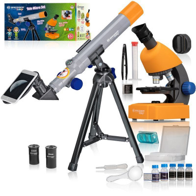 Мікроскоп Bresser Junior 40x-640x + Телескоп 40/400 (8850900) 928504