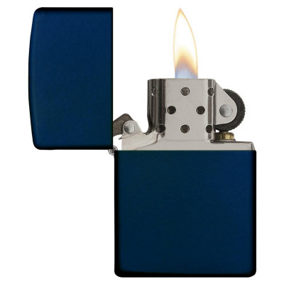 Запальничка Zippo (Зіппо) 239 NAVY MATTE w/ZIPPO LOGO 239