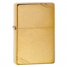 Запальничка Zippo (Зіппо) VINTAGE BRUSHED FIN BRASS 240