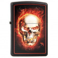 Запальничка Zippo BURNING SKULL 28307