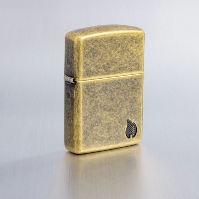 Запальничка Zippo (Зіппо) Armor® Antique Brass Flame Design 46400