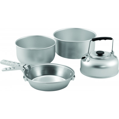 Набір туристичного посуду Easy Camp Adventure Cook Set L Silver (580039) 929030