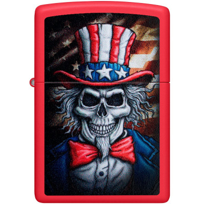46696 запальничка "ZIPPO" 233 Uncle Sam Skull Design