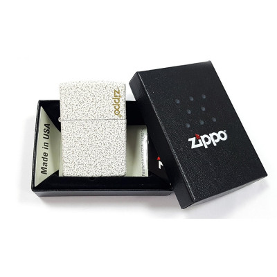 Запальничка Zippo Reg Mercury Glass Matte Logo 49181ZL