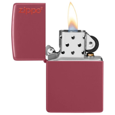 Запальничка Zippo Red Brick Zippo Logo 49844 ZL