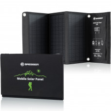 Портативний зарядний пристрій сонячна панель Bresser Mobile Solar Charger 21 Watt USB DC (3810030) (930148)
