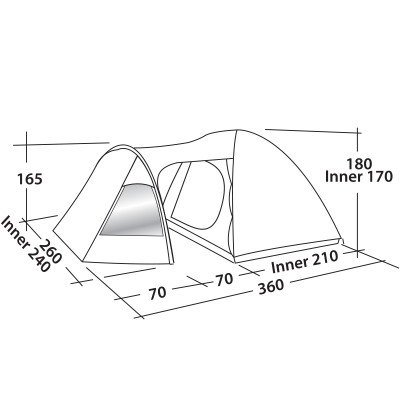 Намет Easy Camp Blazar 400 Rustic Green (120385) (928897)