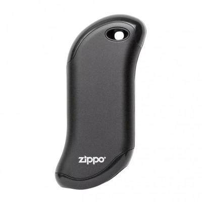 Грілка для рук USB до 9 годин+ Power Bank 5200 mAh ZIPPO Heatbank, індикатор заряду та нагріву,  чорна, картонна упаковка (2007340)