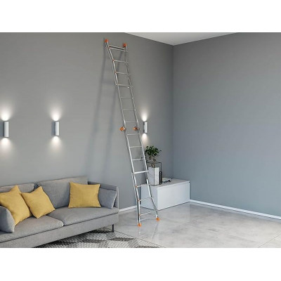 Драбина телескопічна Colombo Pratic 4+4 Steel (PRATIC4+4ACC) (931032)