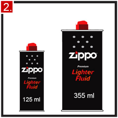 Бензин Zippo паливо для запальнички 125 ml