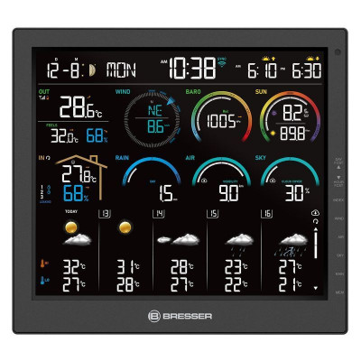 Метеостанція Bresser 4CAST 10" WiFi Weather Station 8-in-1 (15198) 932389