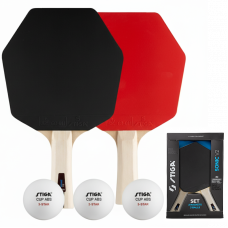 Набір для настільного тенісу Stiga Sonic V2 Cybershape 2 Bats 3 Balls (1210-1206-35) 931946