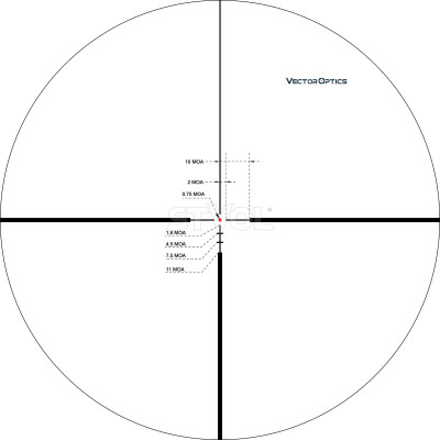 Приціл оптичний Vector Optics Continental 2-12x50 SFP (SCOM-15)