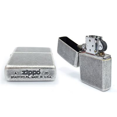 Запальничка Zippo ANTIQUE SILVER PLATE 121FB